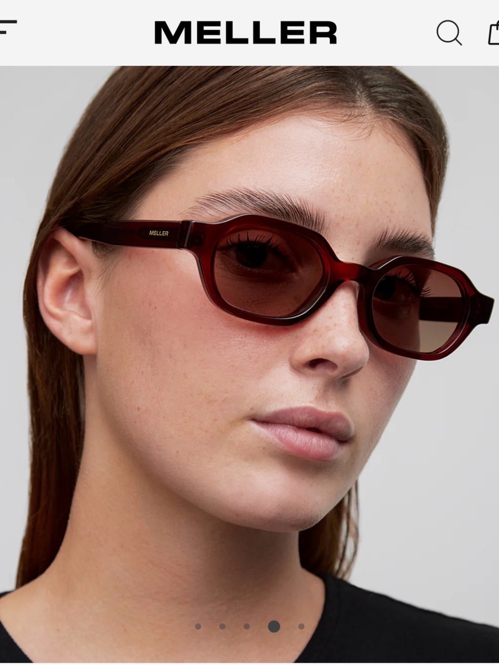 NWOB Meller Cumbi Maroon/Brown Sunglasses